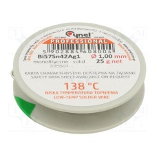 BI57SN42AG1-B/T Ø 1.00 25 G BI57SN42AG1-B/T Ø 1.00 25 G