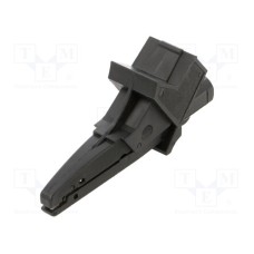 CROCODILE-CLIP-BLACK CROCODILE-CLIP-BLACK