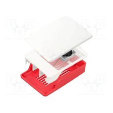 RASPBERRY PI CASE FOR PI 5 RED/WHITE