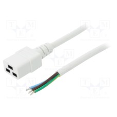 LT-549 H05VV-F 3X1.5 WHT 1.5M END R LT-549 H05VV-F 3X1.5 WHT 1.5M END R