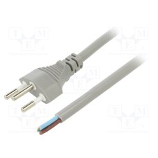 LT-313 H05VV-F 3X1.0 GRY 3M END CUT