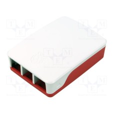 RPI OFFICIAL CASE FOR PI4 (RED/WHITE)