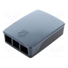 RPI OFFICIAL CASE FOR PI4 (BLACK/GREY)