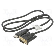HDMI TO VGA CABLE 1M BLACK 789-21060901