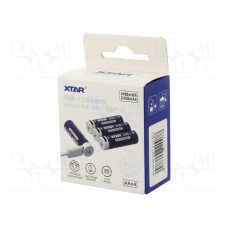 XTAR 14500-1,5V 2450MAH LI-ION AA USB-C XTAR 14500-1,5V 2450MAH LI-ION AA USB-C