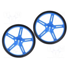 POLOLU WHEEL 70X8MM PAIR – BLUE