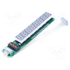 SERIAL 7-SEG 8DIGIT BOARD