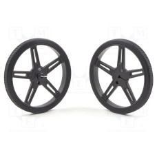 POLOLU WHEEL 70X8MM PAIR – BLACK