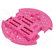 ROMI CHASSIS BASE PLATE - PINK ROMI CHASSIS BASE PLATE - PINK