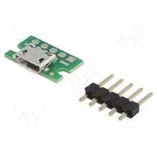 USB MICRO-B CONNECTOR BREAKOUT BOARD