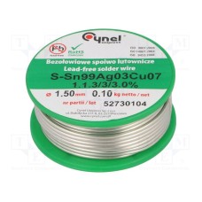 SN99CU07AG03-1.1.3/1.5MM 100G SN99CU07AG03-1.1.3/1.5MM 100G
