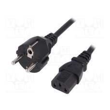 LT-312+501 H05VV-F 3X0.75 BLK 1.5M