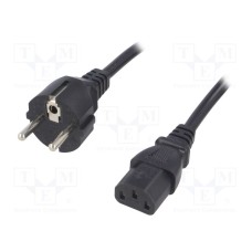 LT-312+501 H05VV-F 3X1.0 BLK 3M