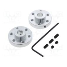 ALUMINUM MOUNTING HUB FOR 6MM SHAFT M3 H