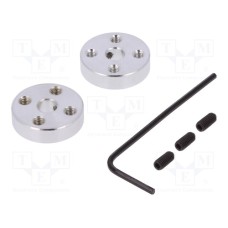 ALUMINUM MOUNTING HUB FOR 5MM SHAFT M3 H