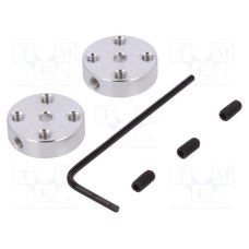 ALUMINUM MOUNTING HUB FOR 3MM SHAFT M3 H