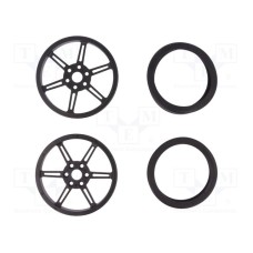 WHEEL W/INSERTS FOR 3MM AND 4MM SHAFTS