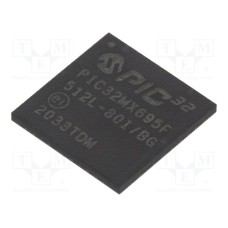 PIC32MX695F512L-80I/BG PIC32MX695F512L-80I/BG