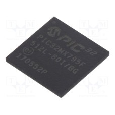 PIC32MX795F512L-80I/BG PIC32MX795F512L-80I/BG