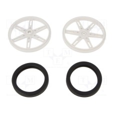 POLOLU WHEEL(25T, 5.8MM) - 70×8MM, WHITE