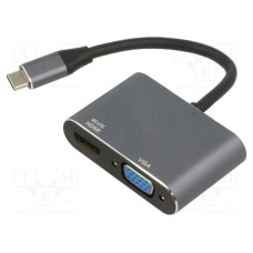 KABADA USBC/HDMI+VGA OEM-C13